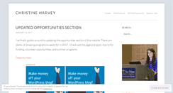Desktop Screenshot of itsharveytime.com